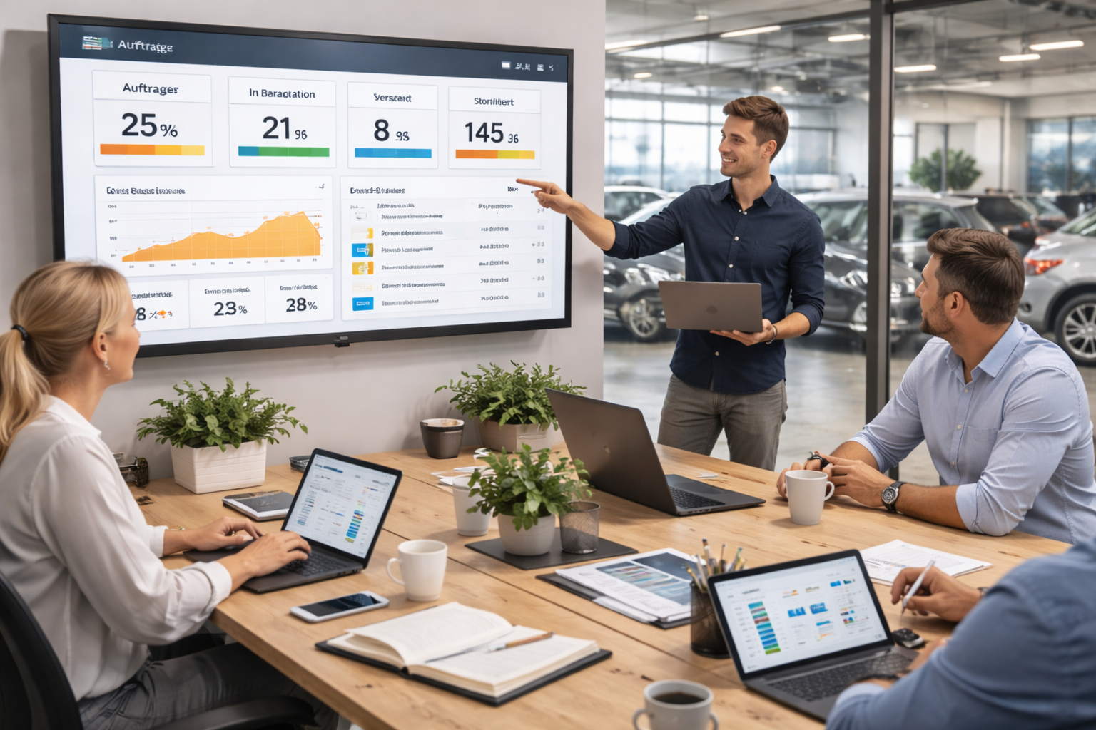 Fallbeispiel Onlineautohaus mit zentralem Auftragsmanagement